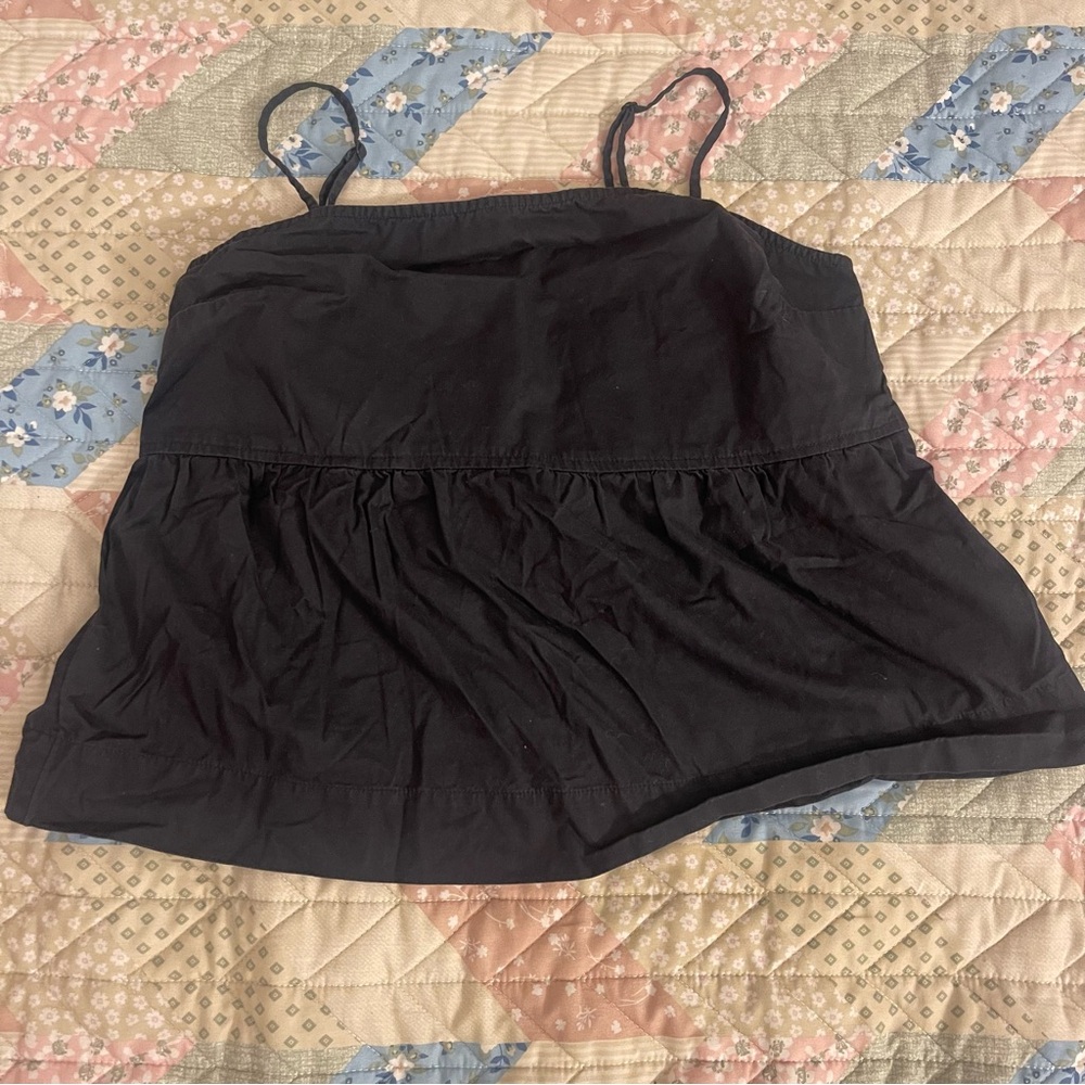 Black Babydoll Top